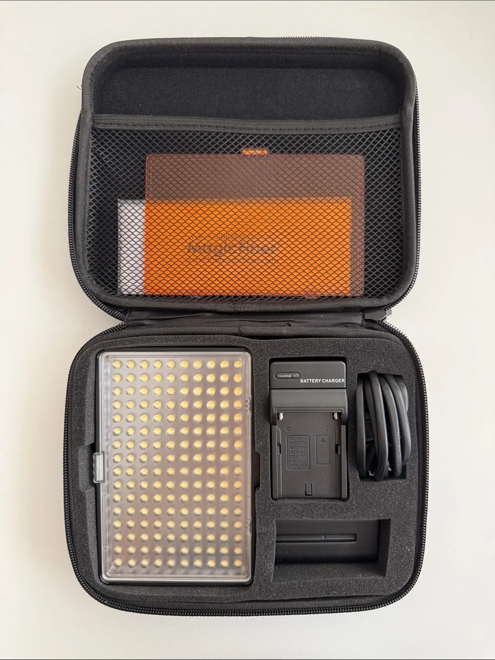 Compact LED Video Light Kit - Black